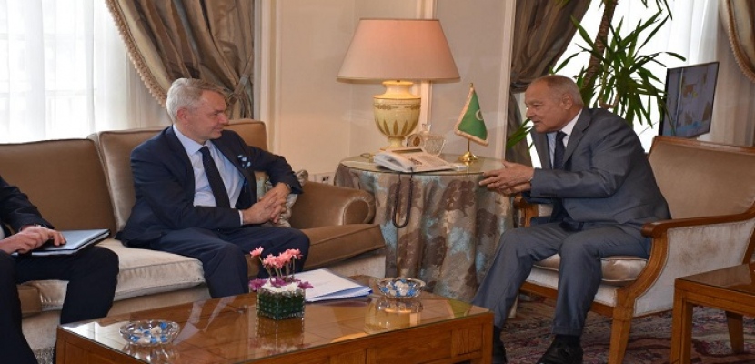   أبو الغيط يناقش مع وزير خارجية فنلندا سبل دعم العملية الانتقالية في السودان