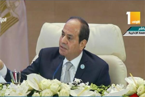   الرئيس عبد الفتاح السيسى يصل لمقر انعقاد جلسة «اسأل الرئيس»