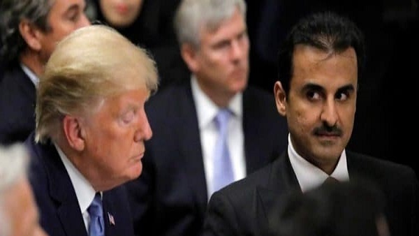   شاهد| 8 مليارات دولار تلقى بها قطر في القاعدة العسكرية الأمريكية.. من ترامب إلى تميم « شكرا ع التحية» !