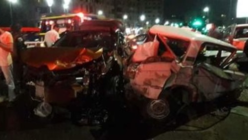   مصرع وإصابة 11 شخص في حادثي تصادم بالأوتوستراد والسلام
