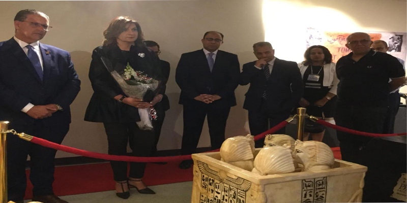   وزيرة الهجرة تزور المتحف المصري التعليمي بأونتاريو الكندي