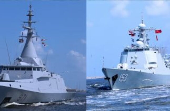   «البحرية المصرية» و «الصينية» تنفذان تدريبًا بحريًا عابرًا بالبحر المتوسط