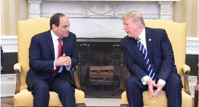   الرئيس  السيسي يلتقي مع الرئيس الأمريكي ترامب على هامش قمة مجموعة السبع بفرنسا