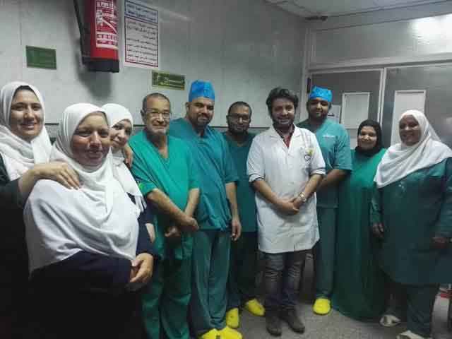   أجراء اول جراحة لتركيب شريان صناعى لمريض بمستشفى التأمين الصحي ببني سويف
