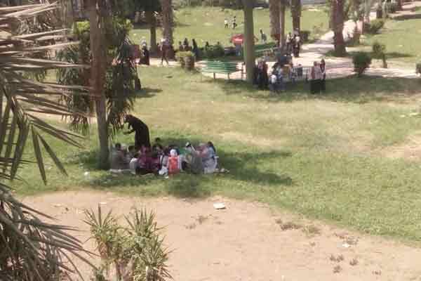   بالصور|| إقبال ضعيف على حدائق القناطر الخيرية فى ثالث أيام العيد