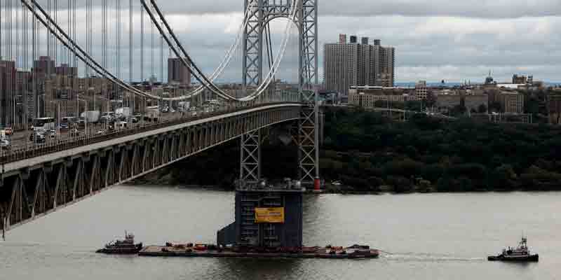   شاهد|| إغلاق جسر جورج واشنطن في نيويورك بسبب تهديد بوجود قنبلة