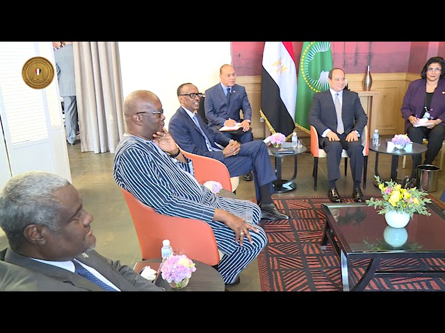   شاهد| الرئيس السيسى يلتقى عدد من الرؤساء الأفارقة على هامش قمة « G7»