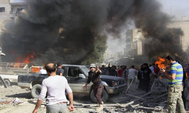   سلاح الجو الأمريكى يشن ضربة جوية  على «القاعدة» فى إدلب بسوريا