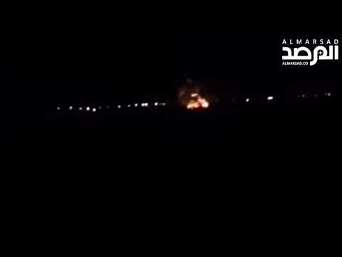   شاهد| الجيش الليبي يسقط طائرة تركية في مصراتة محملة بالأسلحة