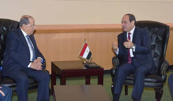   بسام راضى:الرئيس عبد الفتاح السيسي يلتقى مع «ميشال عون» رئيس الجمهورية اللبنانية
