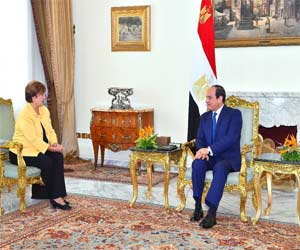 الرئيس السيسي  يستقبل الرئيس التنفيذي للبنك الدولي