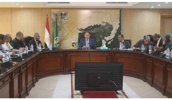   محافظ الفيوم يلتقي ورئيس لجنة متابعة المشروعات بمجلس الوزراء