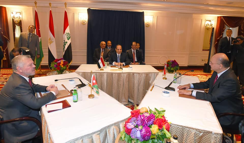   قمة مصر والأردن والعراق تصدر بيانًا رسميًا.. التفاصيل