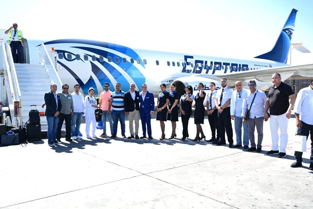   مصر للطيران تنظم رحلة تعريفية لكبري وكلاء السياحة  والإعلاميين بالسعودية  