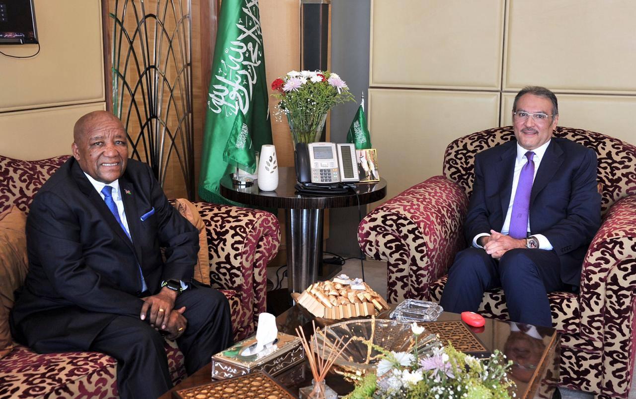   السفير السعودي لدى مصر يلتقي سفير ناميبيا