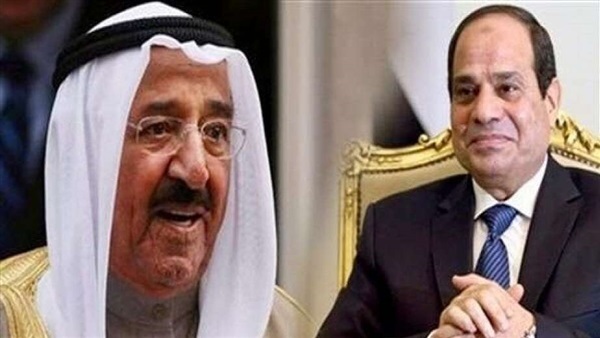   الرئيس السيسى لأمير الكويت: أمن الخليج من أمن مصر