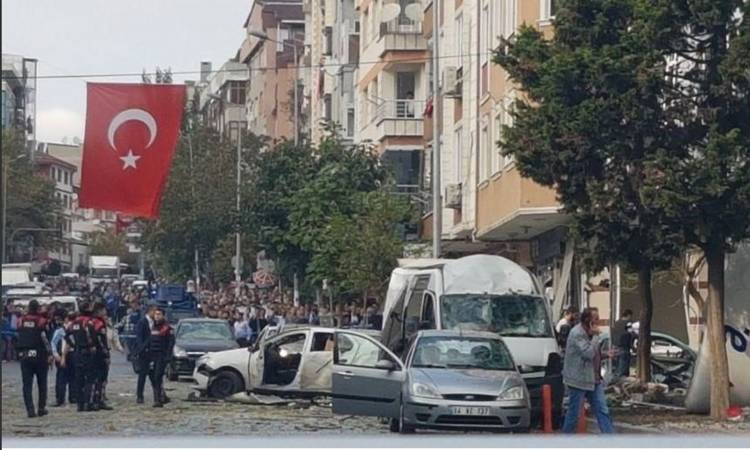   إصابة 5 أشخاص فى انفجار قنبلة بتركيا