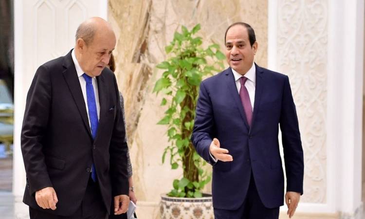   وزير خارجية فرنسا يغادر القاهرة