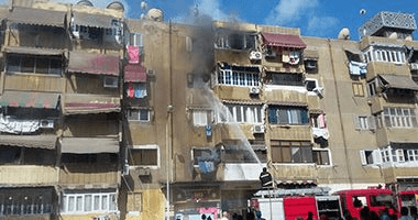   السيطرة على حريق داخل شقة سكنية فى أوسيم دون إصابات