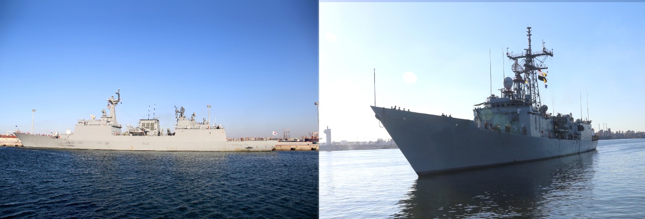   القوات البحرية المصرية والكورية الجنوبية تنفذان تدريباً عابراً بالبحر المتوسط