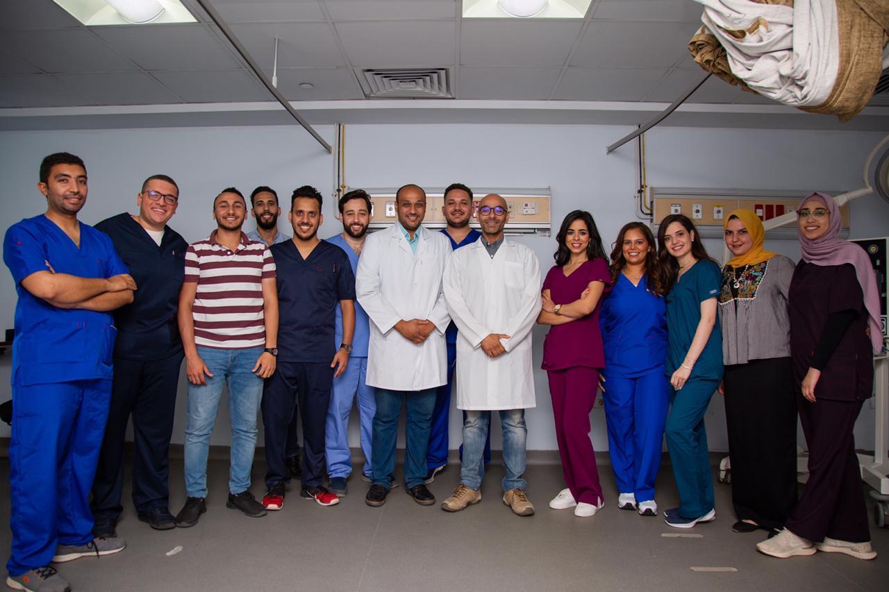   مستشفى سعاد كفافى يقوم بتدريب خريجي الامتياز من طب جامعة مصر للعلوم والتكنولوجيا