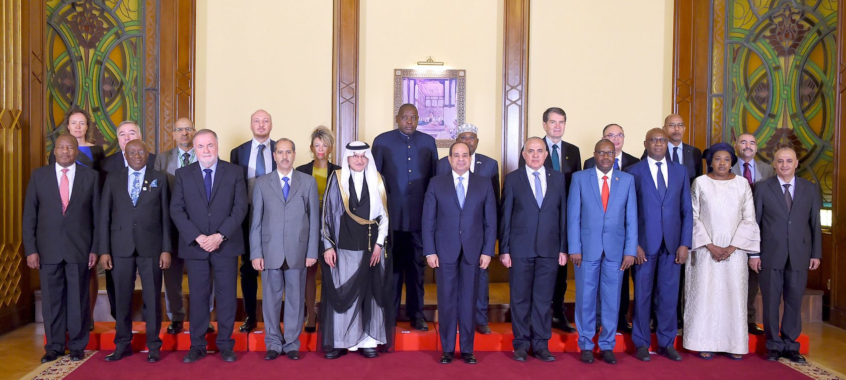   الرئيس السيسي يستقبل رؤساء وفود الدول المشاركة في «أسبوع المياه»