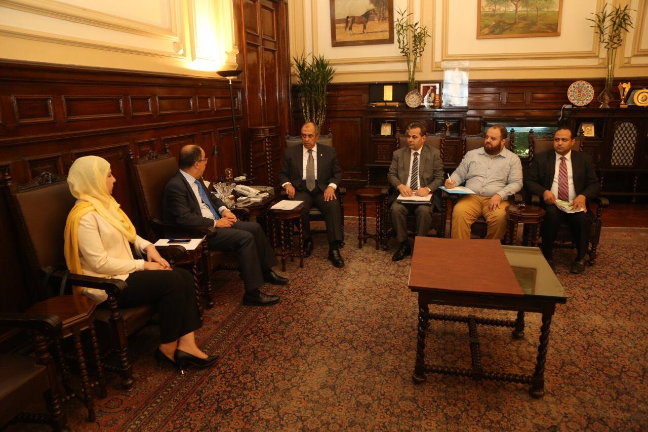   وزير الزراعة يبحث مع سفير لبنان آفاق التعاون الزراعي بين البلدين 