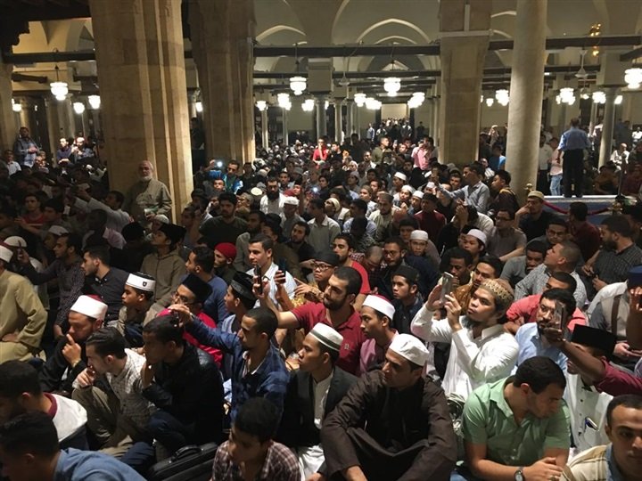   صور | الآلاف يشاركون في احتفالية الجامع الأزهر بذكرى المولد النبوي