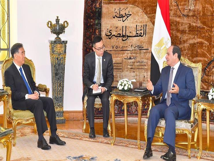   الرئيس السيسى لمسؤول صينى : مصر حريصة على تطوير التعاون الثنائى بين البلدين لمكافحة الفكر المتطرف