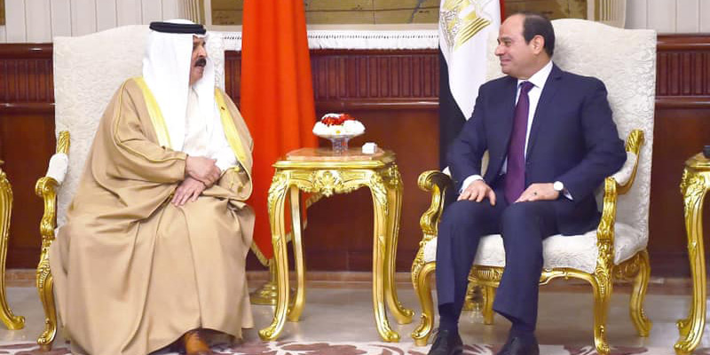   فيديو|| الرئيس السيسى يلتقى اليوم ملك البحرين لبحث تعزيز العلاقات بين البلدين