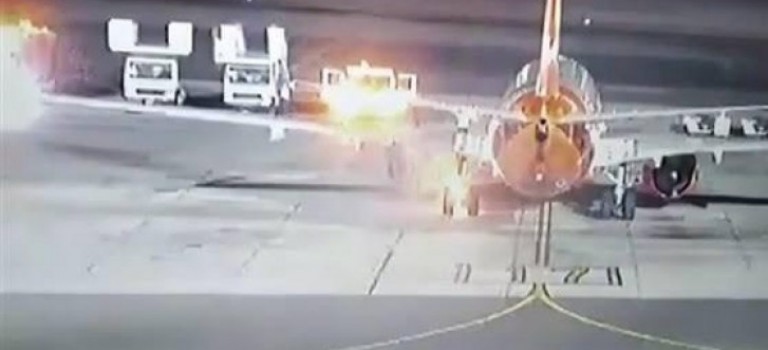   أجهزة إطفاء مصرية تسيطر على حريق الطائرة الأوكرانية