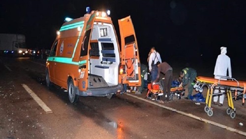   بالأسماء| مصرع وإصابة 3 أشخاص في حادث تصادم  بين سيارتين ملاكى وربع نقل بـ «طور سيناء»