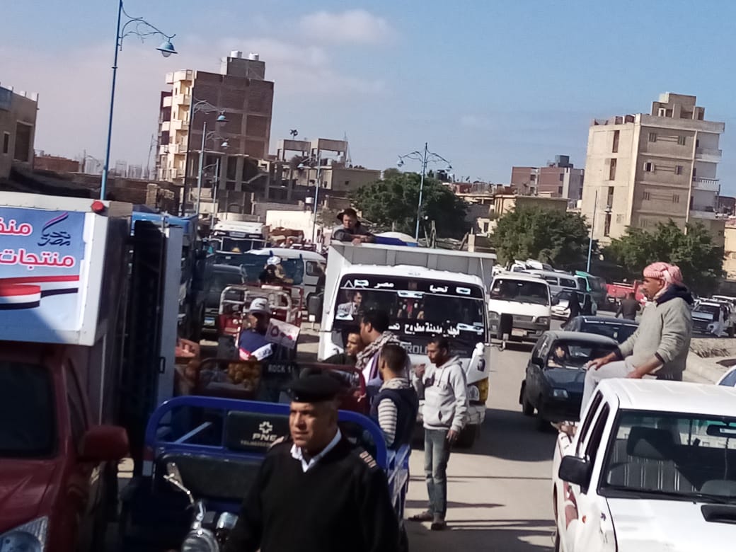   حملة نظافة وإزالة الإشغالات بمدن محافظة مطروح