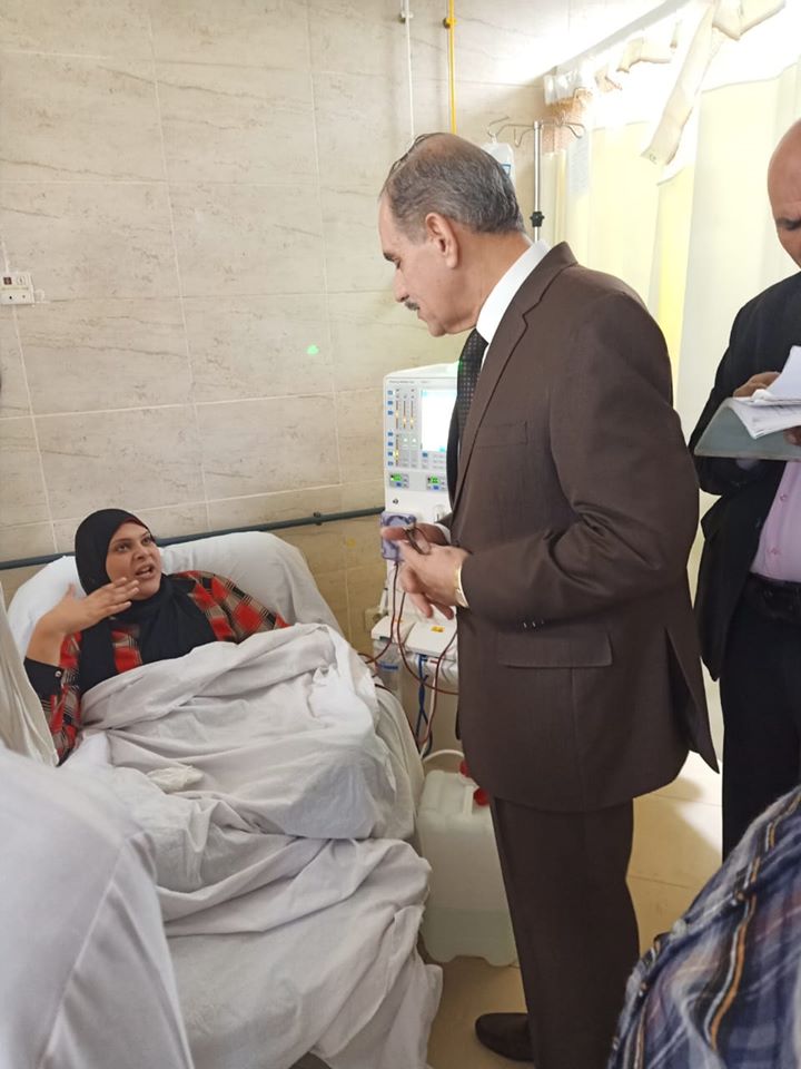   صور|| محافظ كفرالشيخ يتفقد مستشفى سيدي غازي المركزى 
