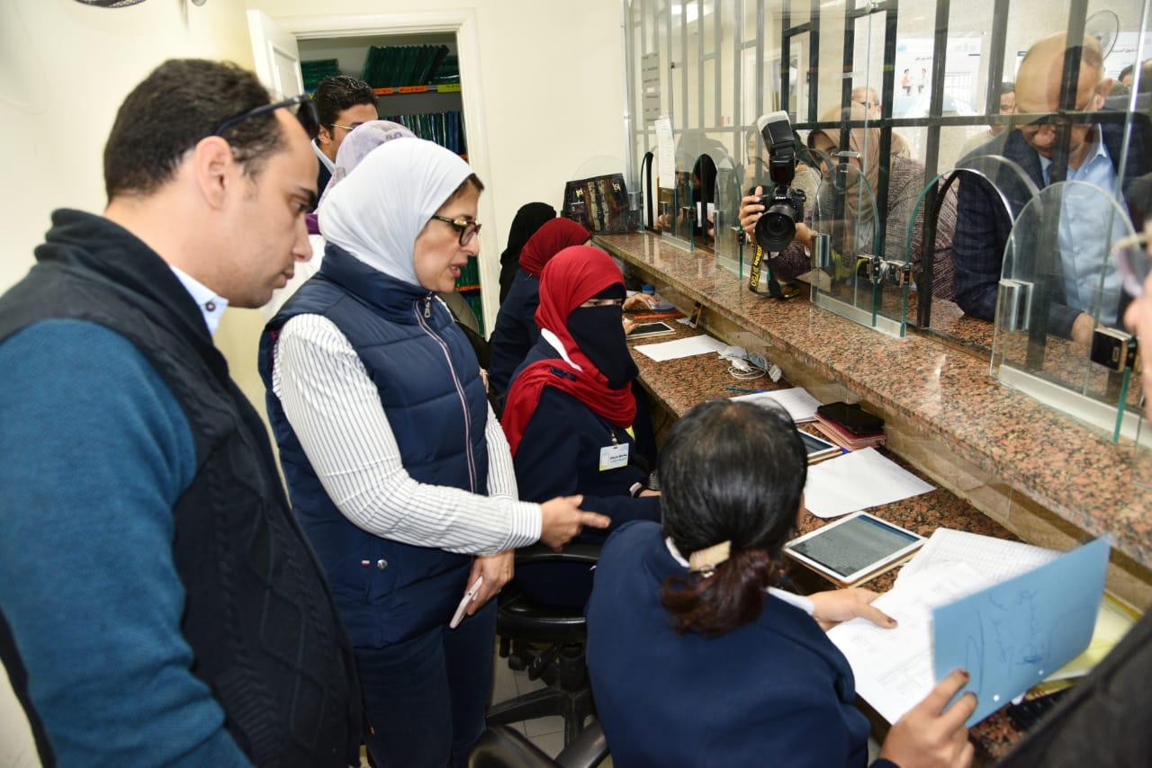   وزيرة الصحة: تسجيل ٥٤٢ ألف مواطن بمحافظة بورسعيد ضمن منظومة التأمين الصحي الشامل