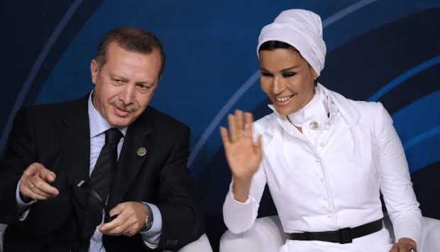   أردوغان يدافع عن صفقته مع الشيخة موزا والدة أمير قطر