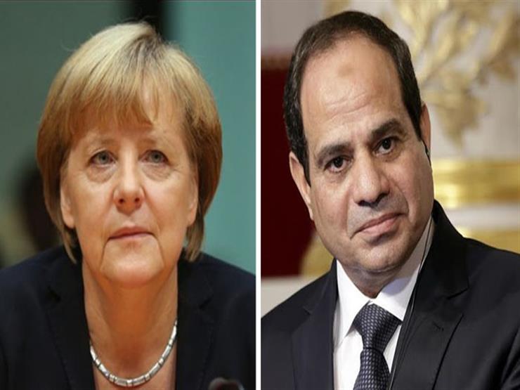   الرئيس السيسى يتلقى اتصالا هاتفيا من المستشارة الألمانية أنجيلا ميركل لبحث الوضع في ليبيا