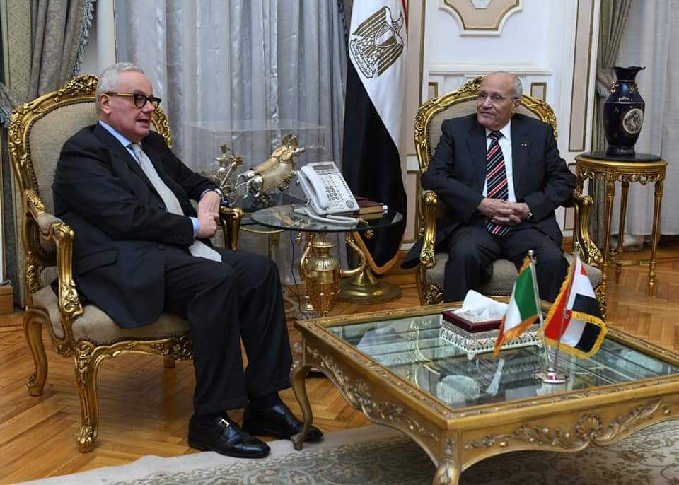   «العصار» يبحث مع السفير الإيطالي بالقاهرة سبل تعزيز التعاون المشترك