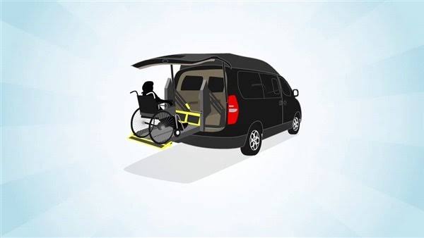   شاهد| تاكسي خاص لخدمة ذوي الاحتياجات الخاصة