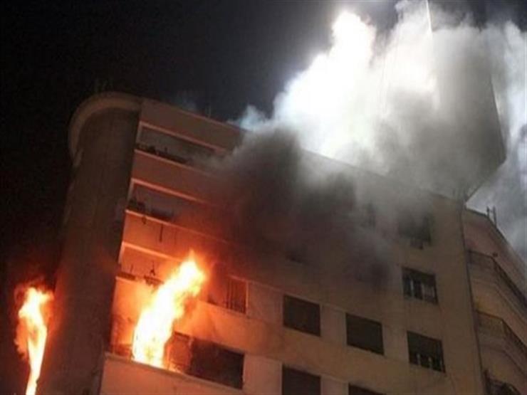   اندلع حريق ضخم داخل منزل بجوار ديوان عام محافظة قنا