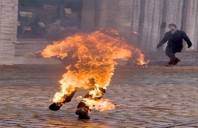   «مريض نفسى» يشعل النيران فى جسده فى كفر الشيخ  