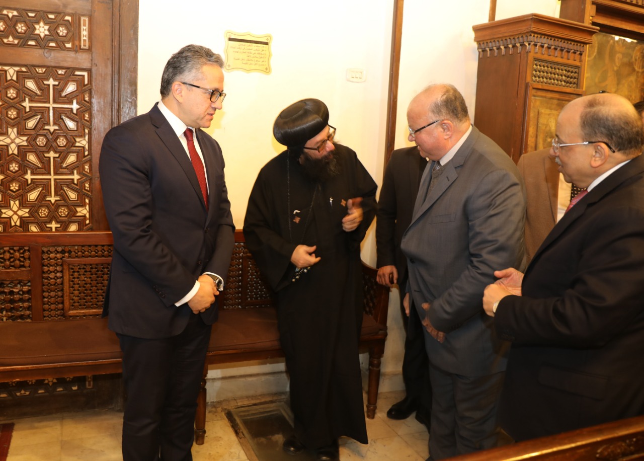   وزيرا الآثار والتنمية المحلية ومحافظ القاهرة يتفقدون مجمع الأديان