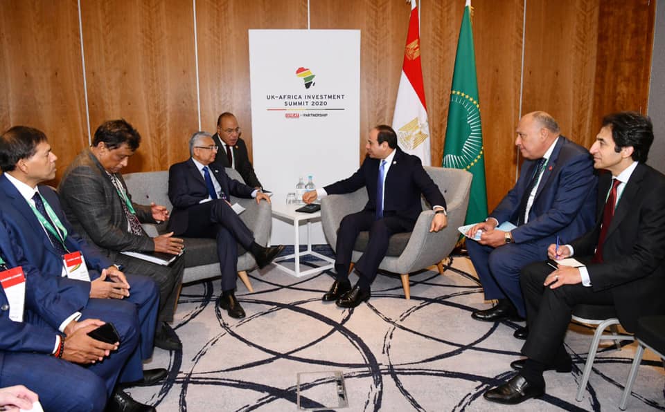   بسام راضى : الرئيس السيسى يستقبل رئيس وزراء موريشيوس ويؤكد حرصه على تعزيز التعاون بين البلدين