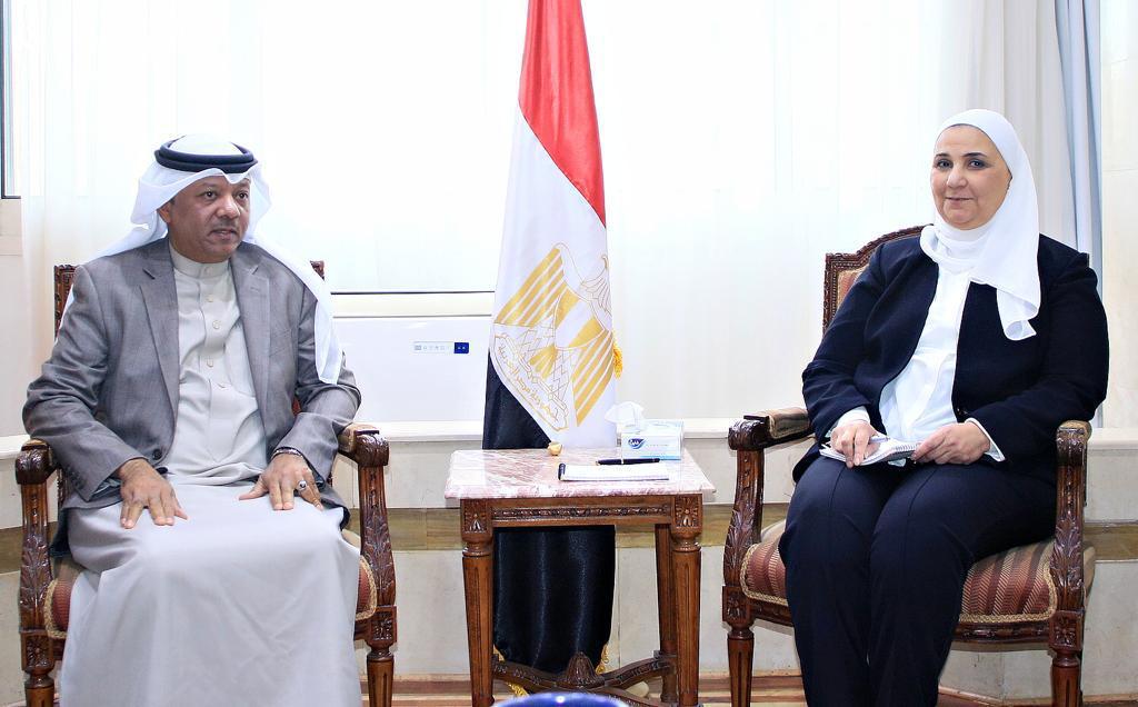   «القباج» تستقبل رئيس الاتحاد العربي للتطوع