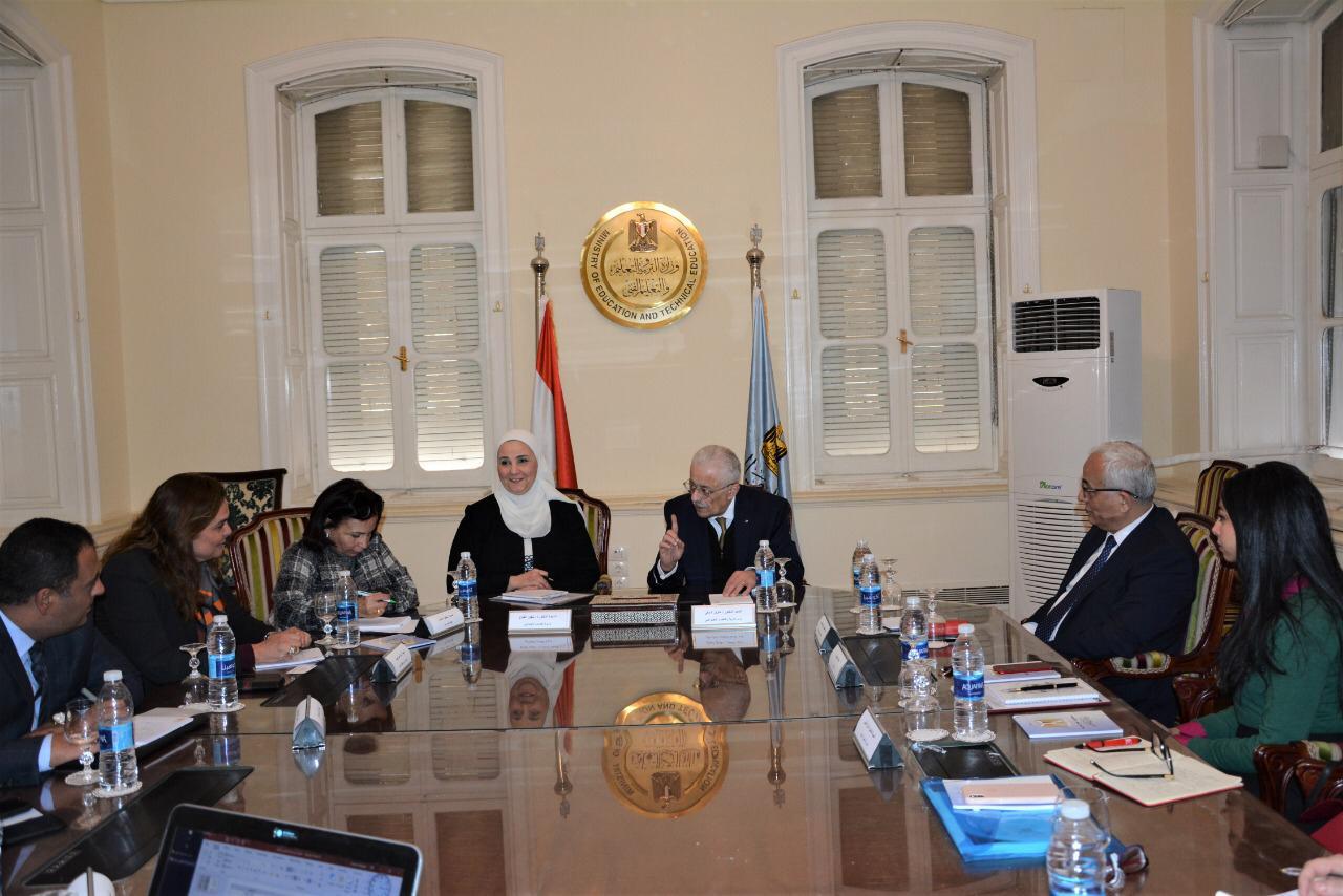   طارق شوقى يلتقي وزيرة التضامن الاجتماعي لبحث ملفات التعاون المشترك