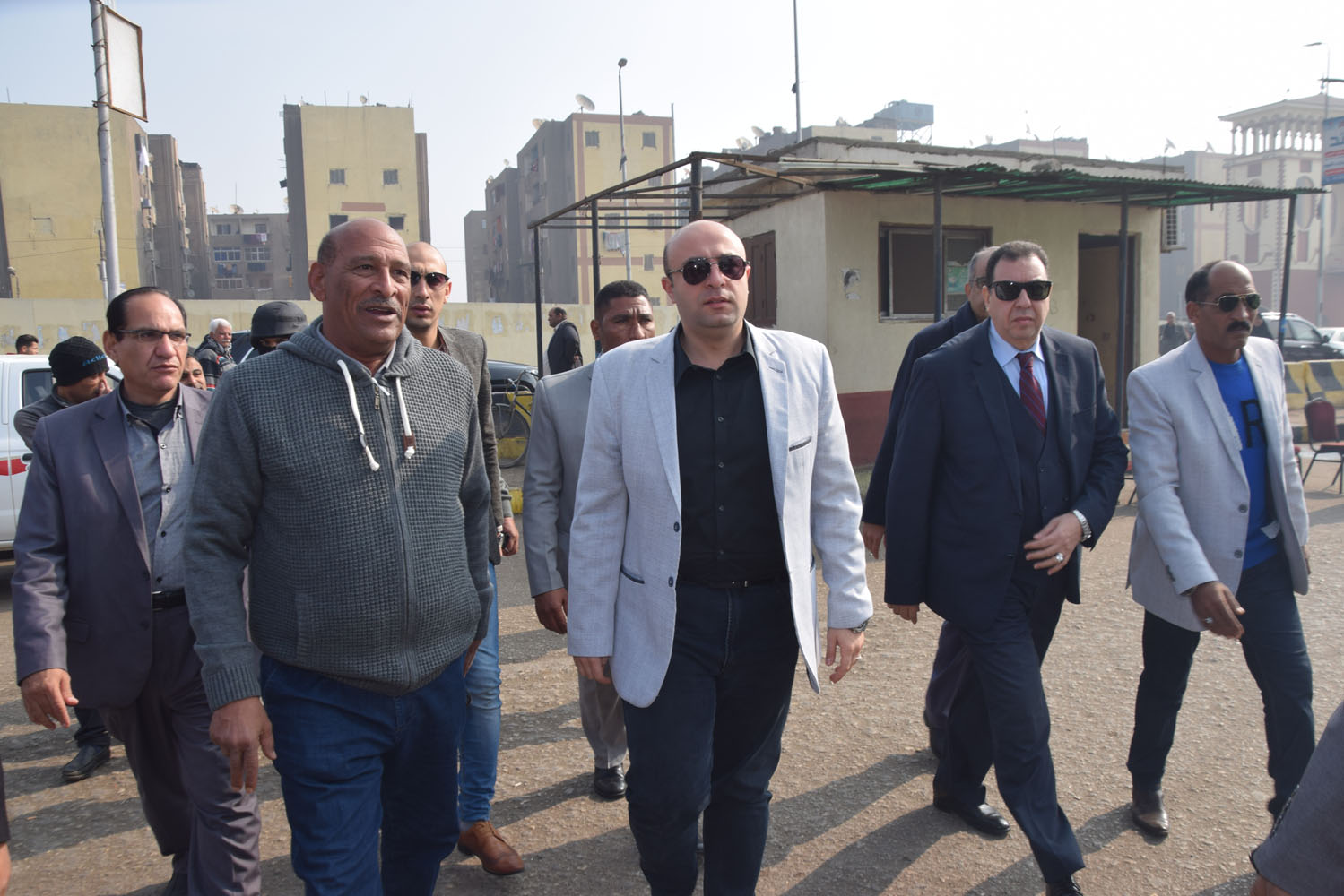   محافظ بني سويف يتفقد عدد من المناطق الحيوية بالمدينة