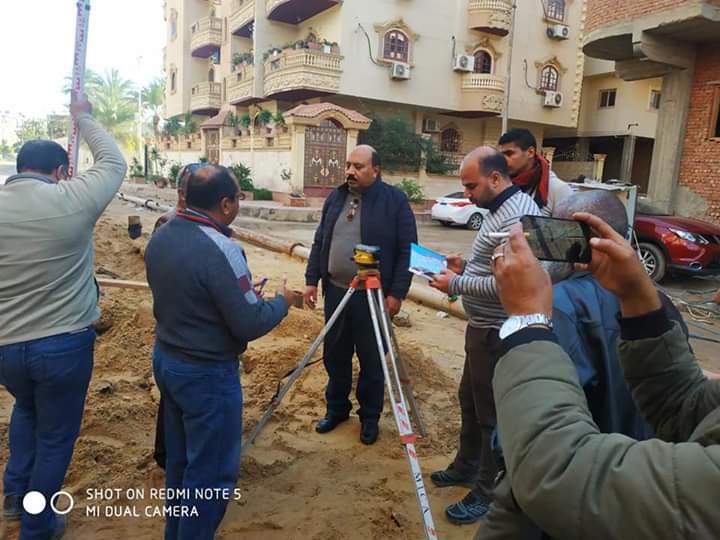   اقتراب إنتهاء مشكلة الصرف الصحي خلف ديوان عام محافظة الإسماعيلية  