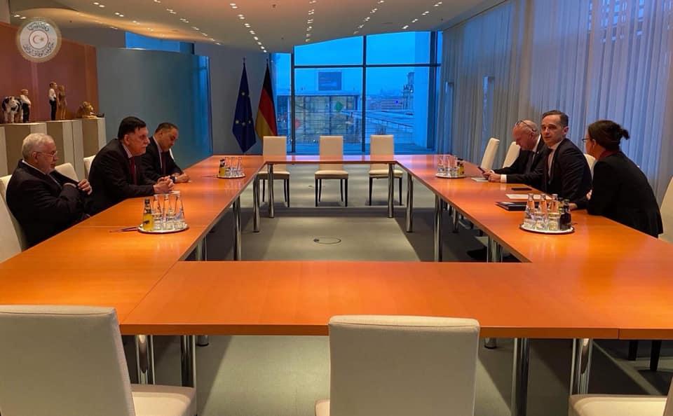   رئيس المجلس الرئاسي الليبي يلتقي مع وزير الخارجية الألماني