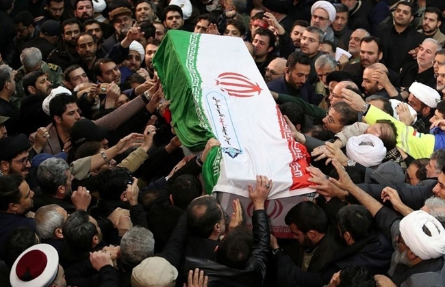   إيران تبدأ مراسم دفن سليماني في كرمان