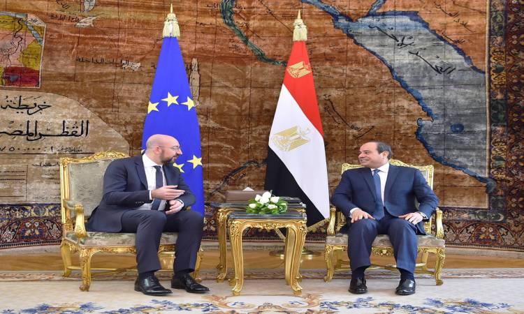   بسام راضى: الرئيس السيسى يناقش مع رئيس المجلس الأوروبى التسوية السياسية الشاملة فى ليبيا